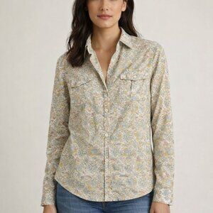 J.Crew Liberty Floral Button Down Shirt Size Small